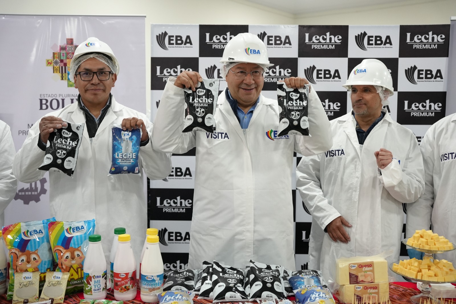 Presidente Arce inaugura ampliación de planta lechera en Achacachi con miras a exportar a Chile