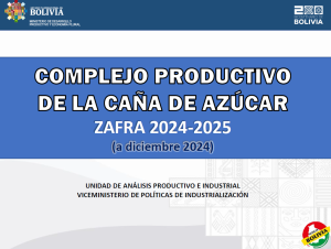 COMPLEJO PRODUCTIVO DE LA CAÑA DE AZÚCAR