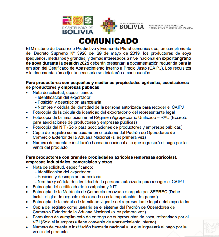Comunicado