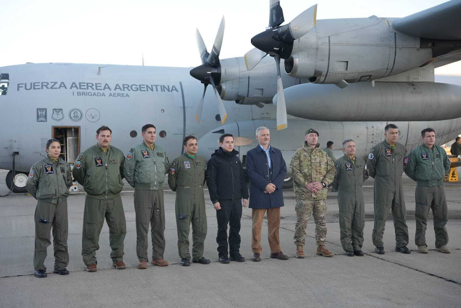 El Gobierno nacional intensifica el puente aéreo para el abastecimiento de alimentos con el apoyo de una aeronave de la República Argentina