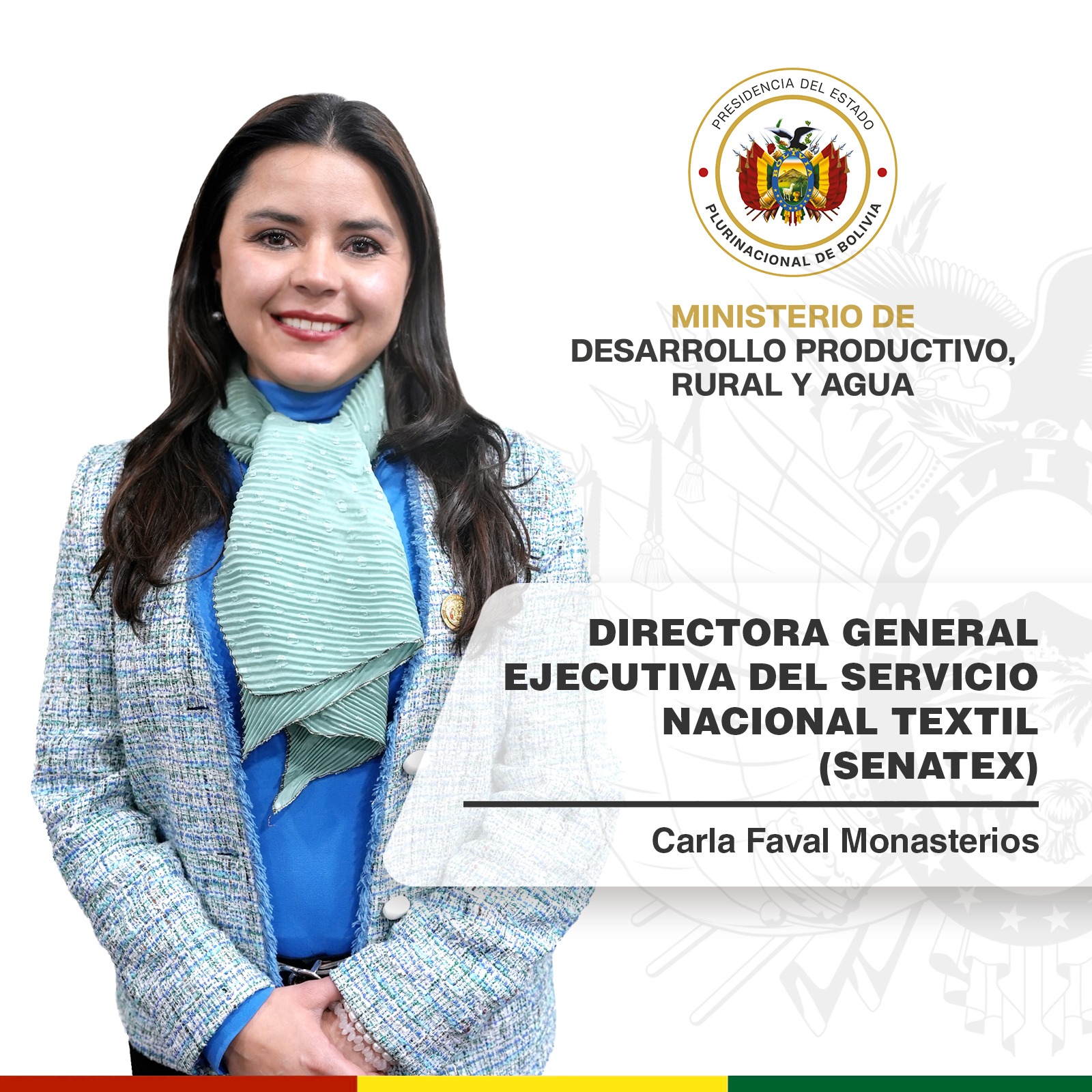 Carla Faval asume la Dirección General Ejecutiva de SENATEX