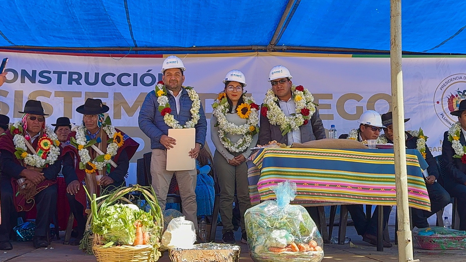 Gobierno nacional impulsa la construcción del Sistema de Riego Copajira para fortalecer la producción agrícola