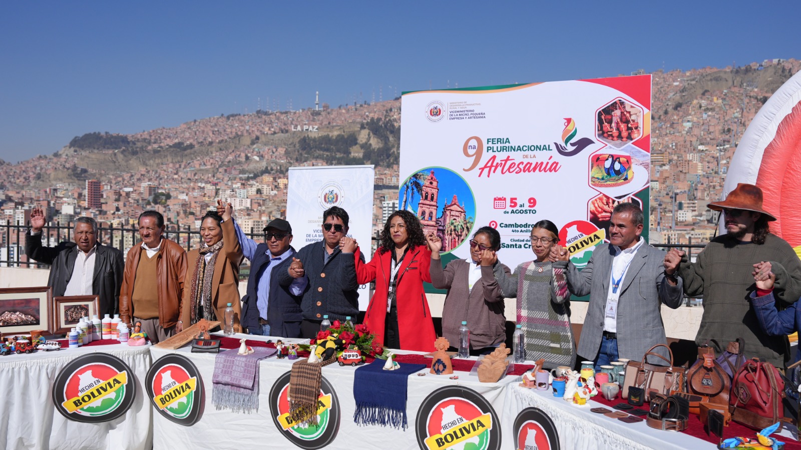 Ministerio de Desarrollo Productivo lanza la 9na Feria Plurinacional de la Artesanía que se realizará en Santa Cruz