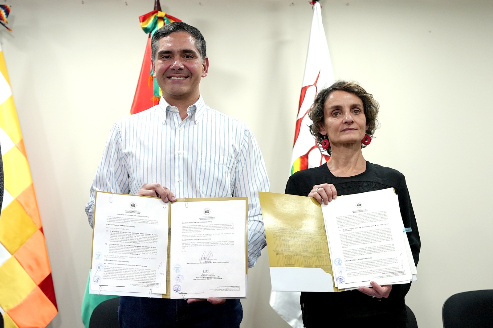 El Ministerio de Producción y Swisscontact suscriben alianza para fortalecer a empresas sostenibles y jóvenes emprendedores