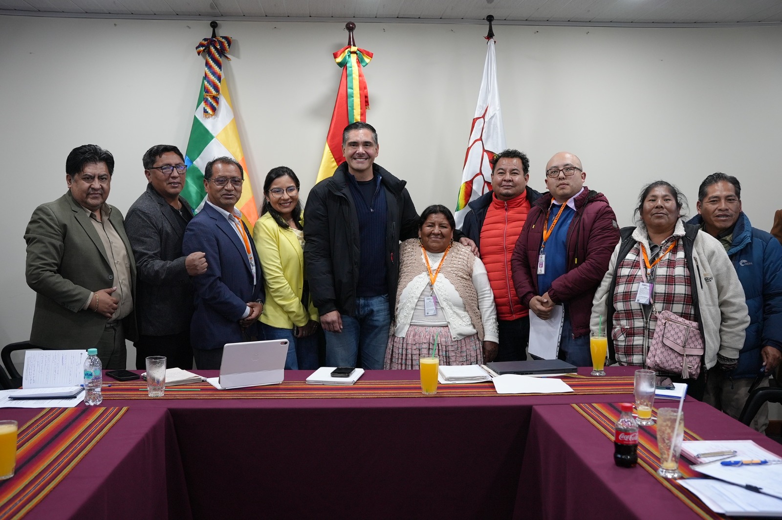 Gobierno nacional atiende demandas de Oruro y acuerda mesas de trabajo para impulsar proyectos en la región